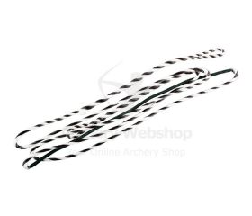 Flex Archery Bowstring Fast Flight Traditional Flemish 18 Strands Black & White