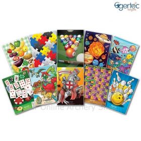 Egertec Novelty Target Faces Bulk Pack with 50 Face Pins