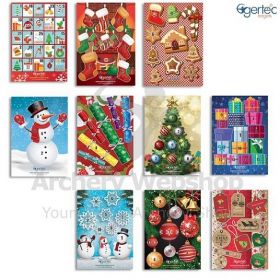 Egertec Christmas Target Face Bulk Pack with 50 Face Pins