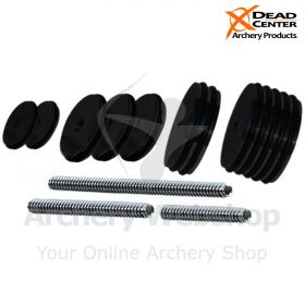 Dead Center Custom Balance Weight Kit - 6oz,  3oz,  1oz, 1/2oz with Threaded rods