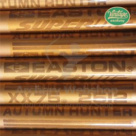 Vintage Easton Shafts XX75 Lite Autumn Orange 2512 - 7 Pieces